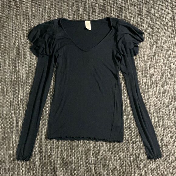 We The Free Black Long Sleeve Top - Picture 1 of 4